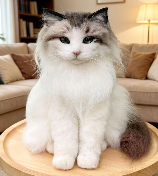 Cat  Full Body Figurine-1